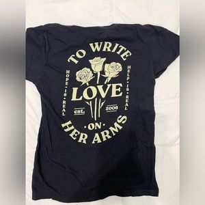 Black TWLOHA t shirt! Size small